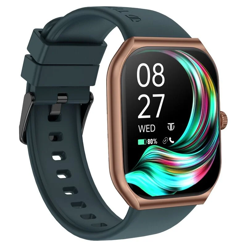 Titan Smart 3 smartwatch featuring a stylish, modern design with a round dial. The watch showcases a vibrant display and various fitness tracking features, including heart rate monitoring, step counting, and sleep tracking, making it an ideal choice for tech-savvy fitness enthusiasts|titan smart watch review|healthymap.in