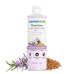 Read more about the article Say Goodbye to Hair Fall: Mamaearth Rosemary Hair Growth Oil